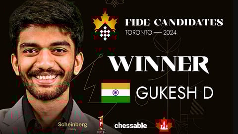 குகேஷ் - கேண்டிடேட்ஸ் செஸ் தொடர்