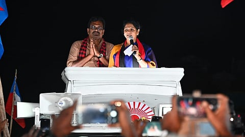 தேர்தல் பரப்புரையில் கனிமொழி