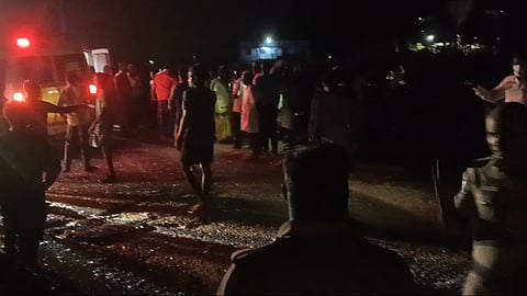 விபத்து நடந்த இடம்