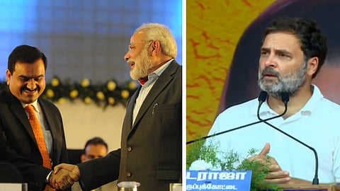 அதானி - மோடி - காங்கிரஸ் மூத்தத் தலைவர் ராகுல்காந்தி