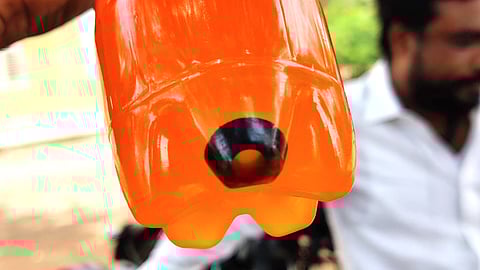 Rubber in cool drinks