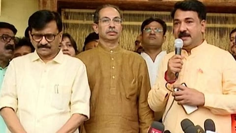 உத்தவ் தாக்கரேவுடன் உன்மேஷ் பாட்டீல்