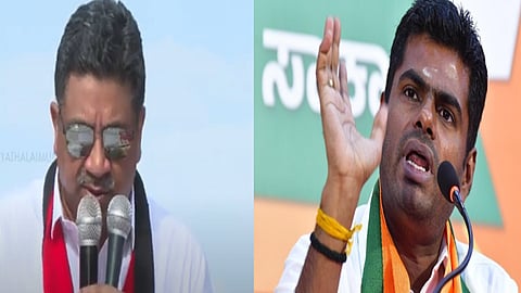 அமைச்சர் பி.டி.ஆர் - அண்ணாமலை