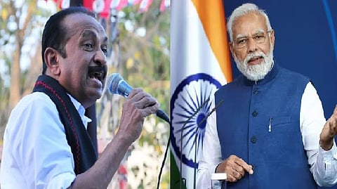 வைகோ vs பிரதமர் நரேந்திர மோடி