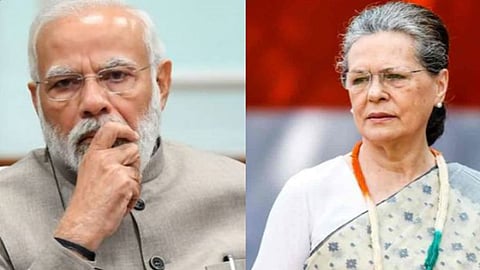 சோனியா காந்தி - மோடி