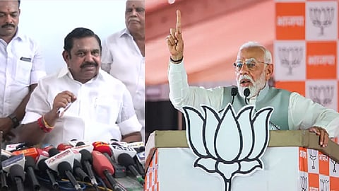 எடப்பாடி பழனிசாமி, பிரதமர் மோடி