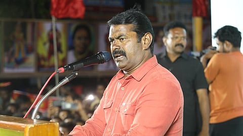 நாம் தமிழர் கட்சி தலைமை ஒருங்கிணைப்பாளர் சீமான்
