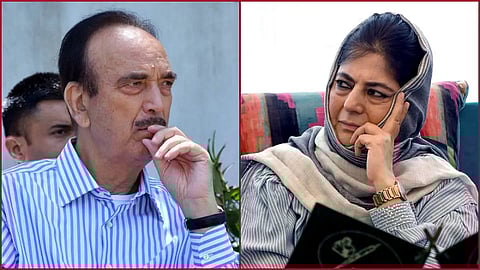 குலாம் நபி ஆசாத், மெஹபூபா முப்தி