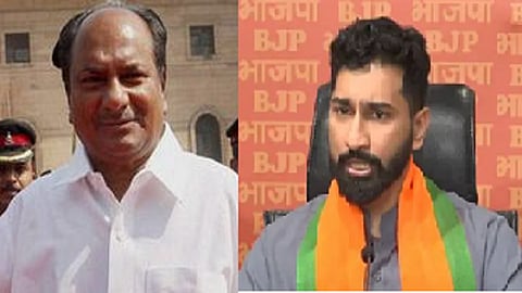 ஏ.கே.அந்தோணி, அனில்