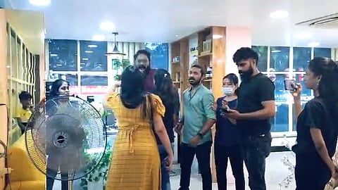 beauty parlour attack