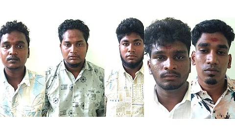 கொலை வழக்கில் கைதானவர்கள்