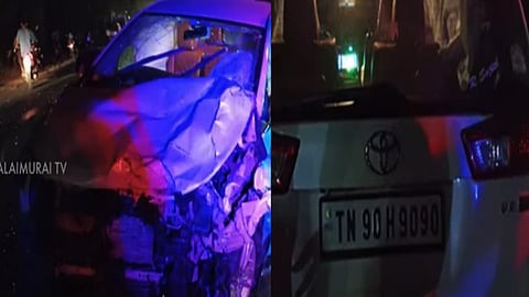 ஈரோடு கார் விபத்து