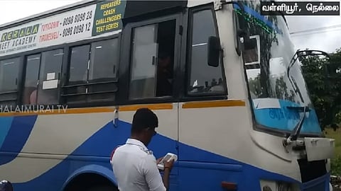 அபராதம் விதிக்கும் ஓட்டுநர்