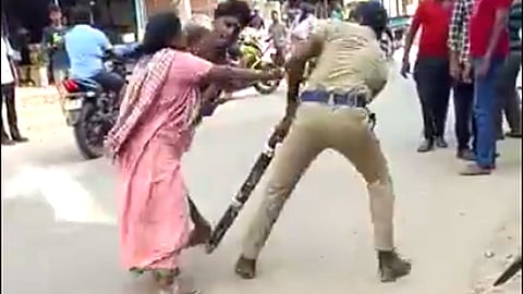 Police attack