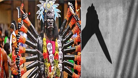 விபரீதத்தில் காளி வேடம்