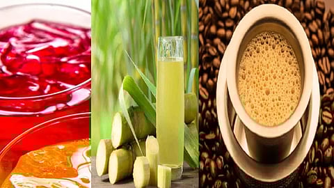 ஜூஸ் - டீ - காஃபி