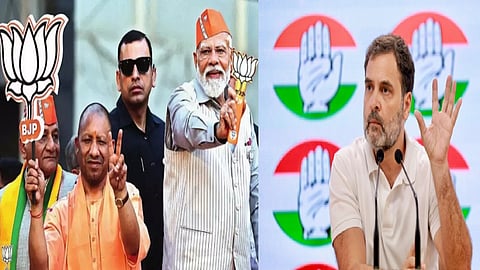 யோகி, பிரதமர் மோடி, ராகுல்காந்தி