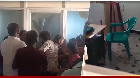 நெல்லை: மார்க்சிஸ்ட் கம்யூ. கட்சி அலுவலகம் மீது தாக்குதல்