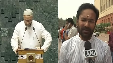 ஓவைசி, கிஷன் ரெட்டி