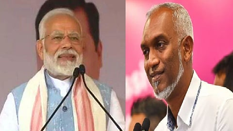 மோடி, முகம்மது முய்சு