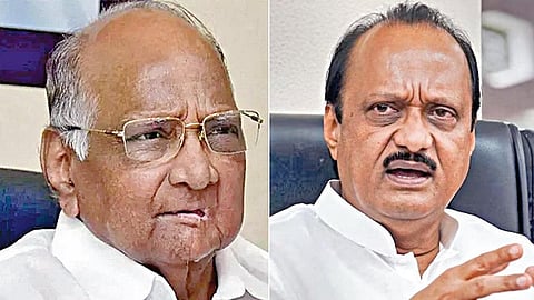 சரத் பவார், அஜித் பவார்