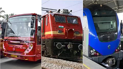 சென்னை | பேருந்து, ரயில், மெட்ரோ