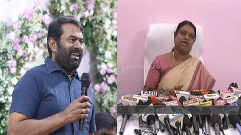 அமைச்சர் கீதா ஜீவன் , சீமான்