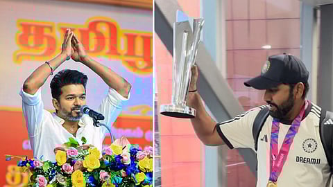 விஜய் - ரோகித் சர்மா