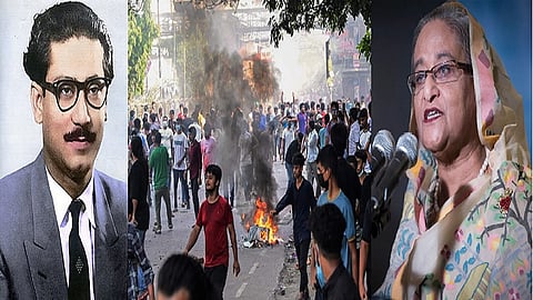 முஜிபுர் ரஹ்மான், ஹசீனா