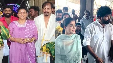 திருச்செந்தூர் முருகன் கோயிலில் திரைப்பிரபலங்கள்