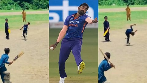pakistan kid recreate bumrah