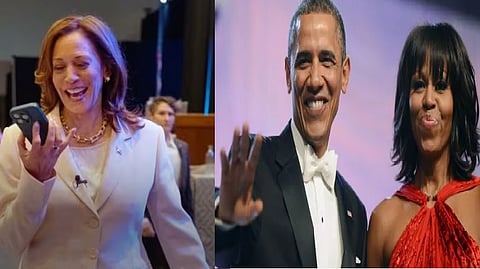 கமலா ஹாரீஸ், ஒபாமா, மிச்செல்