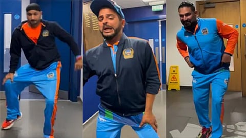 ஹர்பஜன் - ரெய்னா - யுவராஜ்