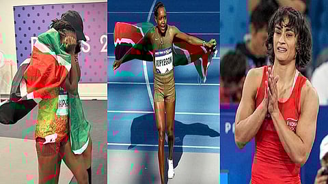 Faith Kipyegon - vinesh phogat