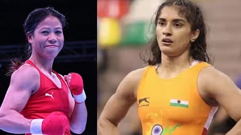 மேரி கோம், வினேஷ் போகத்