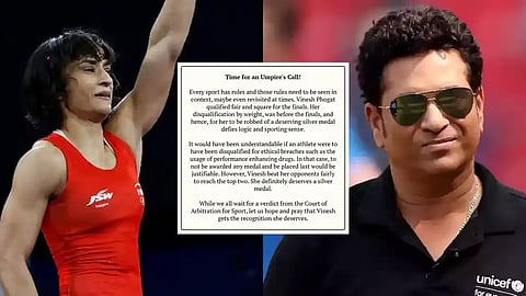 வினேஷ் போகத், சச்சின்