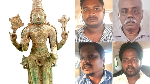 Accused with Idol