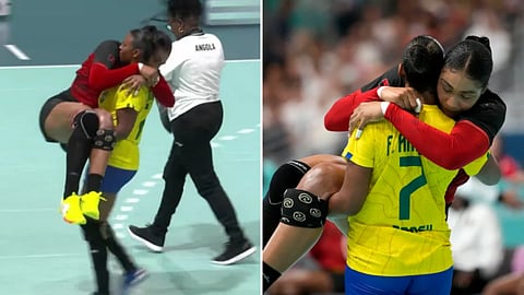 Tamires Moren Angola captain Albertina Kassoma