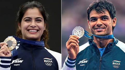 மனு பாக்கர், நீரஜ் சோப்ரா