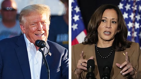 டொனால்டு ட்ரம்ப், கமலா ஹாரிஸ்