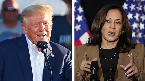 டொனால்டு ட்ரம்ப், கமலா ஹாரிஸ்
