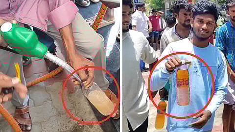 பெட்ரோலில் தண்ணீர் கலப்பு