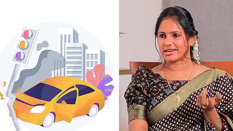 ரேகா நாயர் கார் மோதி விபத்து