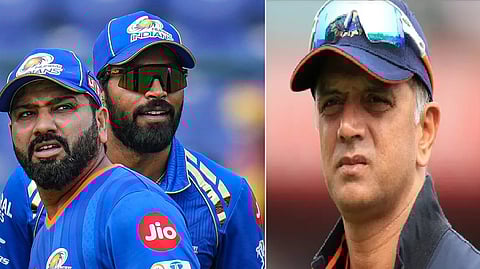 ரோகித், ஹர்திக், டிராவிட்