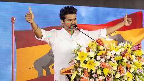 தவெக தலைவர் விஜய்