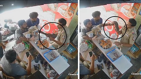 தருமபுரி: ஷூவை கழற்றி தாக்க முற்பட்ட SSI