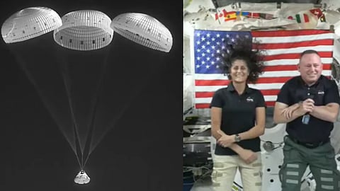 தரையிறங்கிய ஸ்டார்லைனர், சுனிதா வில்லியம்ஸ், புட்ச் வில்மோர்