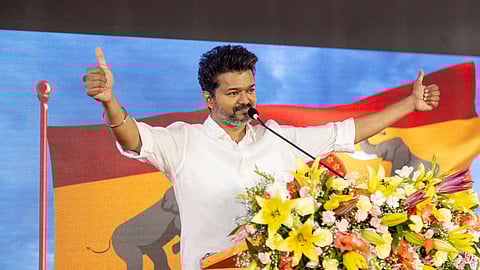 தவெக தலைவர் விஜய்