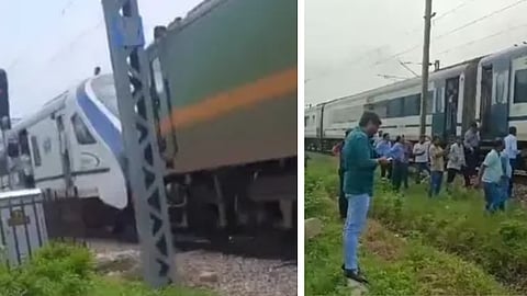 வழியே நின்ற வந்தே பாரத் ரயில்