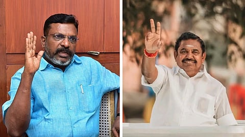 திருமாவளவன் - எடப்பாடி பழனிசாமி